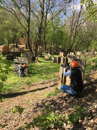 Laser game extérieur en pleine nature