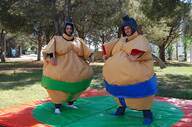 Combat de sumo gonflable